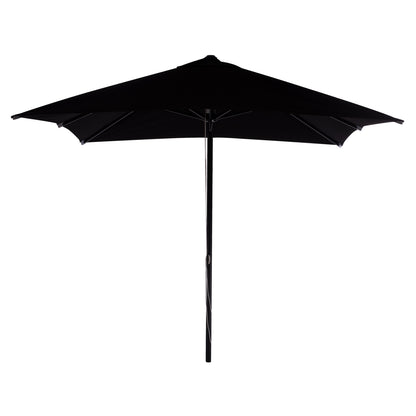 PROFESSIONAL 3x3x2,83M ALUMINUM UMBRELLA WITH ACRYLIC CLOTH IN BLACK SHADE HM6026.03 image 1