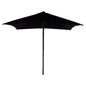 PROFESSIONAL 3x3x2,83M ALUMINUM UMBRELLA WITH ACRYLIC CLOTH IN BLACK SHADE HM6026.03 image 1