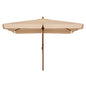Professional umbrella 4x4m with wooden frame HM6023 Beige image 1