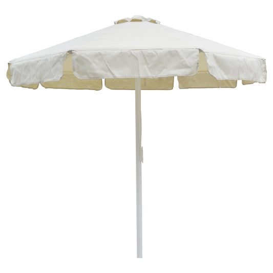 Professional umbrella Alu D2.20x2.50m Cream color HM6012 image 1