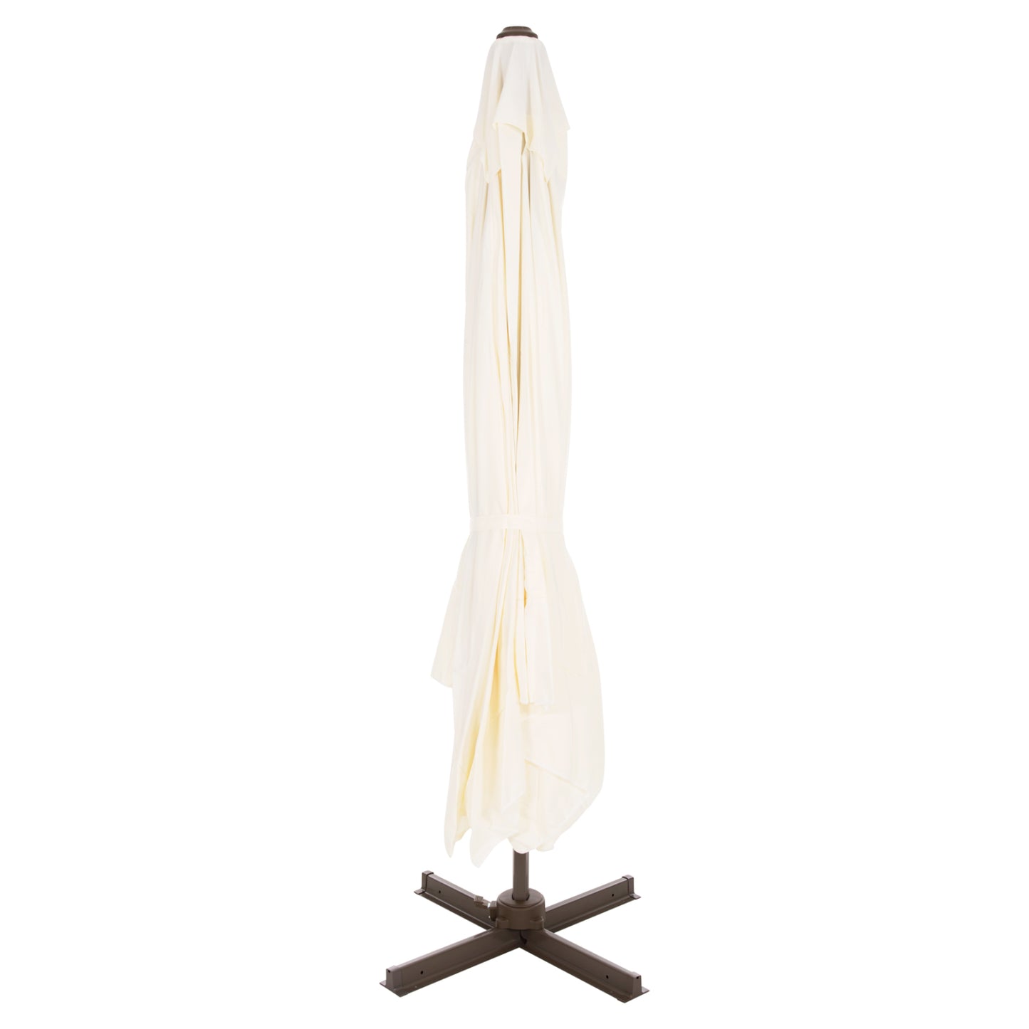 Umbrella Alu 3x3 360 degree with grey fabric HM6025.01