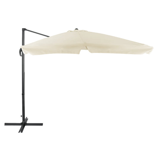 Umbrella Alu 3x3 360 degree with grey fabric HM6025.01 image 1