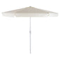 Umbrella D3,00x2,50Μ Aluminum beige color with side panel HM6003 image 1