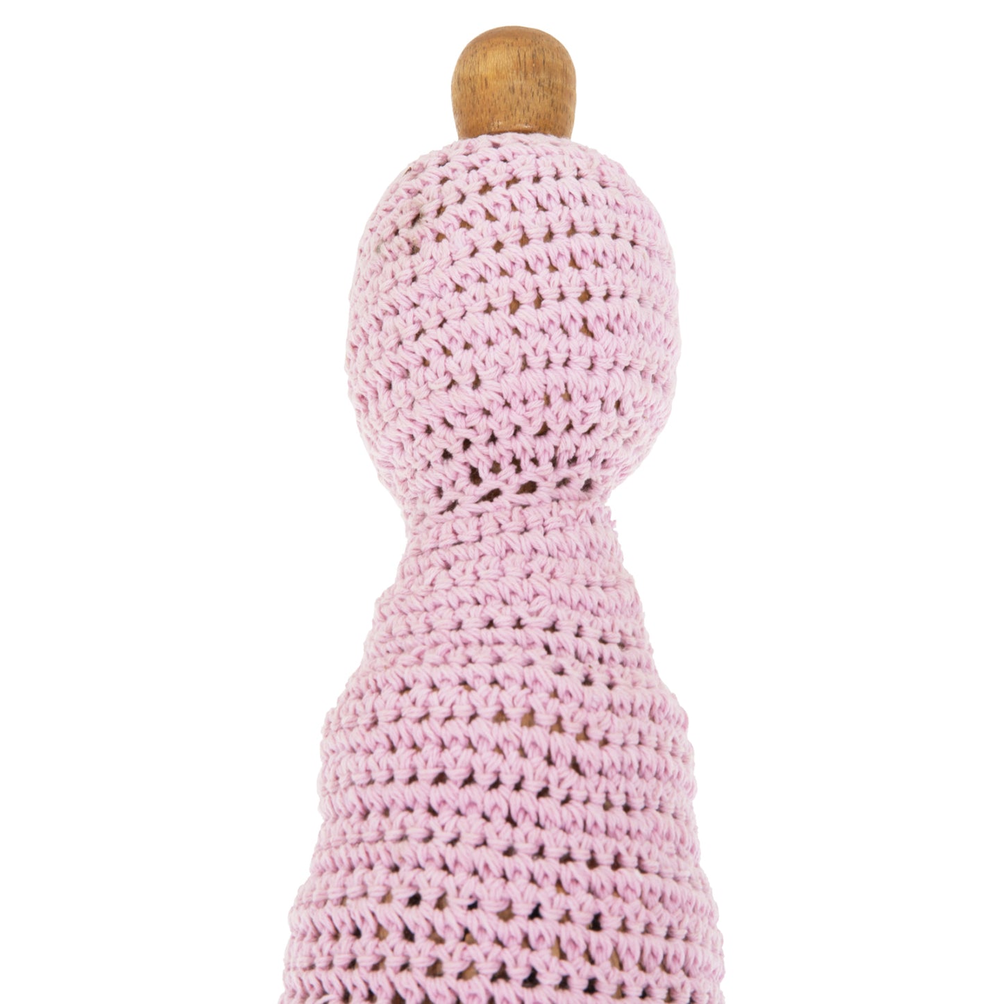 UMBRELLA LUX HM6035.04 PINK MACRAME TEAK AND BAMBOO Φ200X260