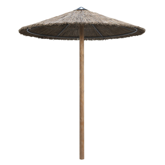 UMBRELLA WITH STRAW WOODEN POLE AND SUPPORT BEAMS Φ216x270H.HM5896 image 1