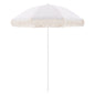BEACH UMBRELLA WITH BEIGE MACRAME FRICTIONS HM5775.01 8 RADIAS Φ180Χ200m. image 1