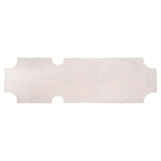 REPLACEMENT TEXTILENE COVER HM5072.03 600gr/m2 2x1 FOR CLASSIC SUNBEDS IN WHITE image 1