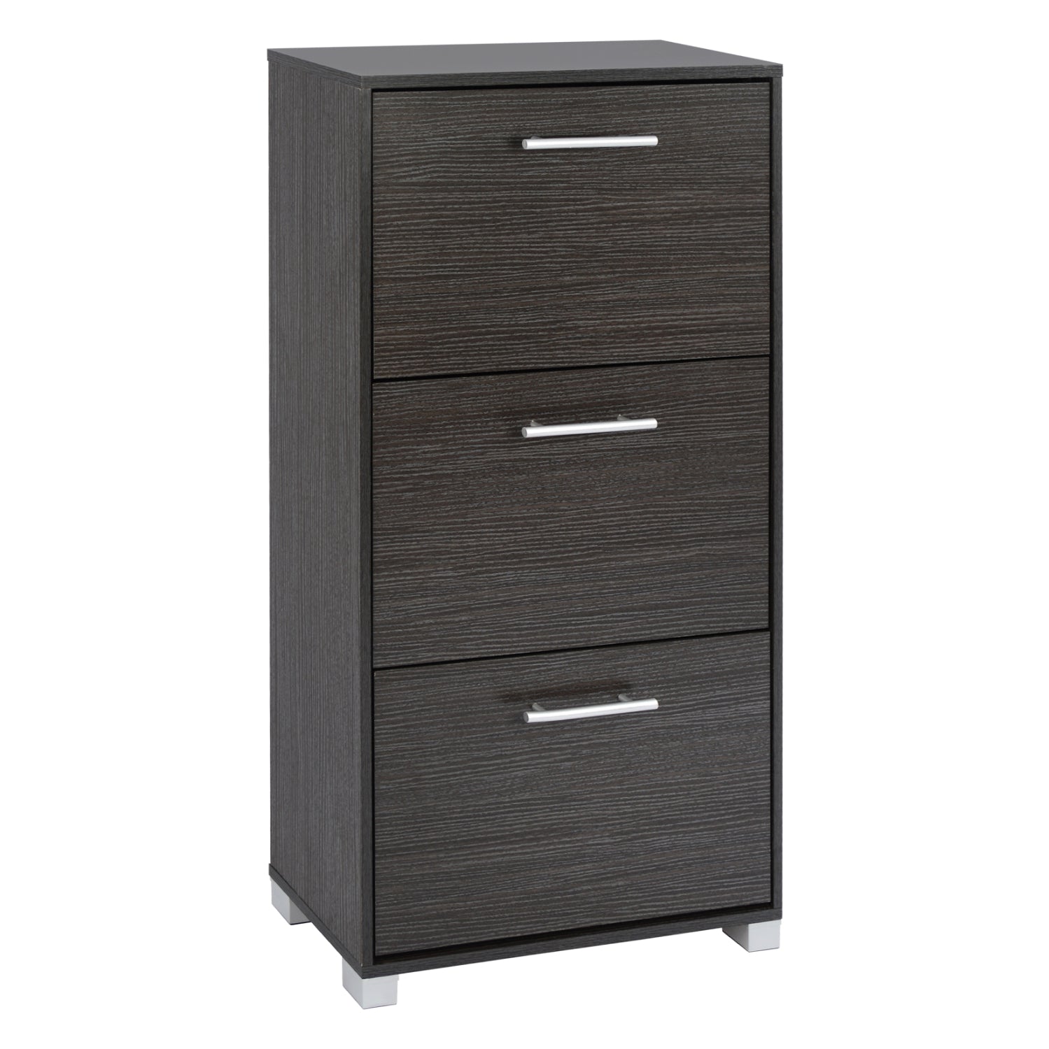 Shoe Cabinet Wooden HM2221.01 Zebrano 3Places 62x24x110 image 1