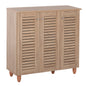 SHOE CABINET PROLLY HM9609.02 MELAMINE IN SONOMA-3 DOORS-4 SHELVES 87x32x88Hcm. image 1