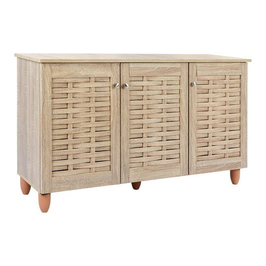 Shoe Cabinet Wooden 3 doors HM2211.02 Sonama 114x34x68 image 1