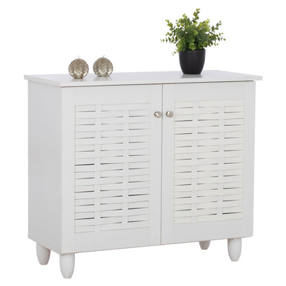 SHOE CABINET CASSIOPE MELAMINE WHITE WITH LEGS 77Χ34Χ67.5Hcm.HM2208.05 image 1