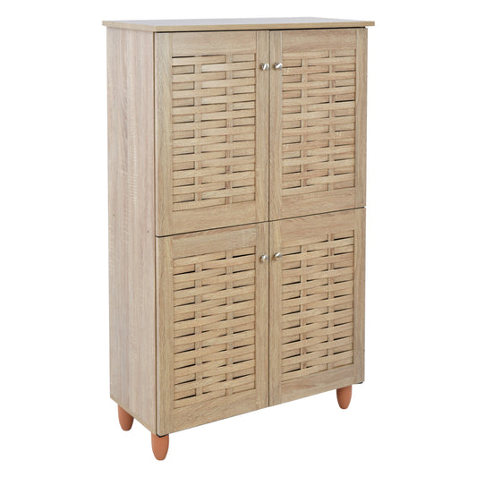 Shoe Cabinet Wooden 4 doors HM2210.02 Sonama 77x34x123 image 1
