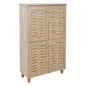 Shoe Cabinet Wooden 4 doors HM2210.02 Sonama 77x34x123 image 1