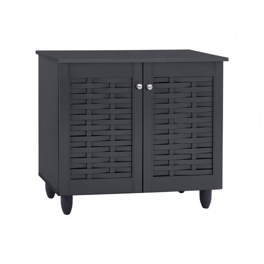 Shoe Cabinet Wooden HM2208.10 Grey 77x34x67.5cm image 1