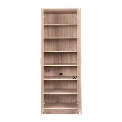 Shoe Cabinet Wooden with 6 shelves 60x43x180.50 Sonama HM2379.02