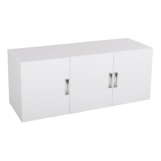 UPPER CABINET FOR 3-LEAF WARDROBE CARLY HM385.05 MELAMINE IN WHITE 150X55X60Hcm. image 1