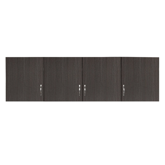 Loft Wardrobe 4 Door HM354.01 Zebrano 200x55.5x60 image 1