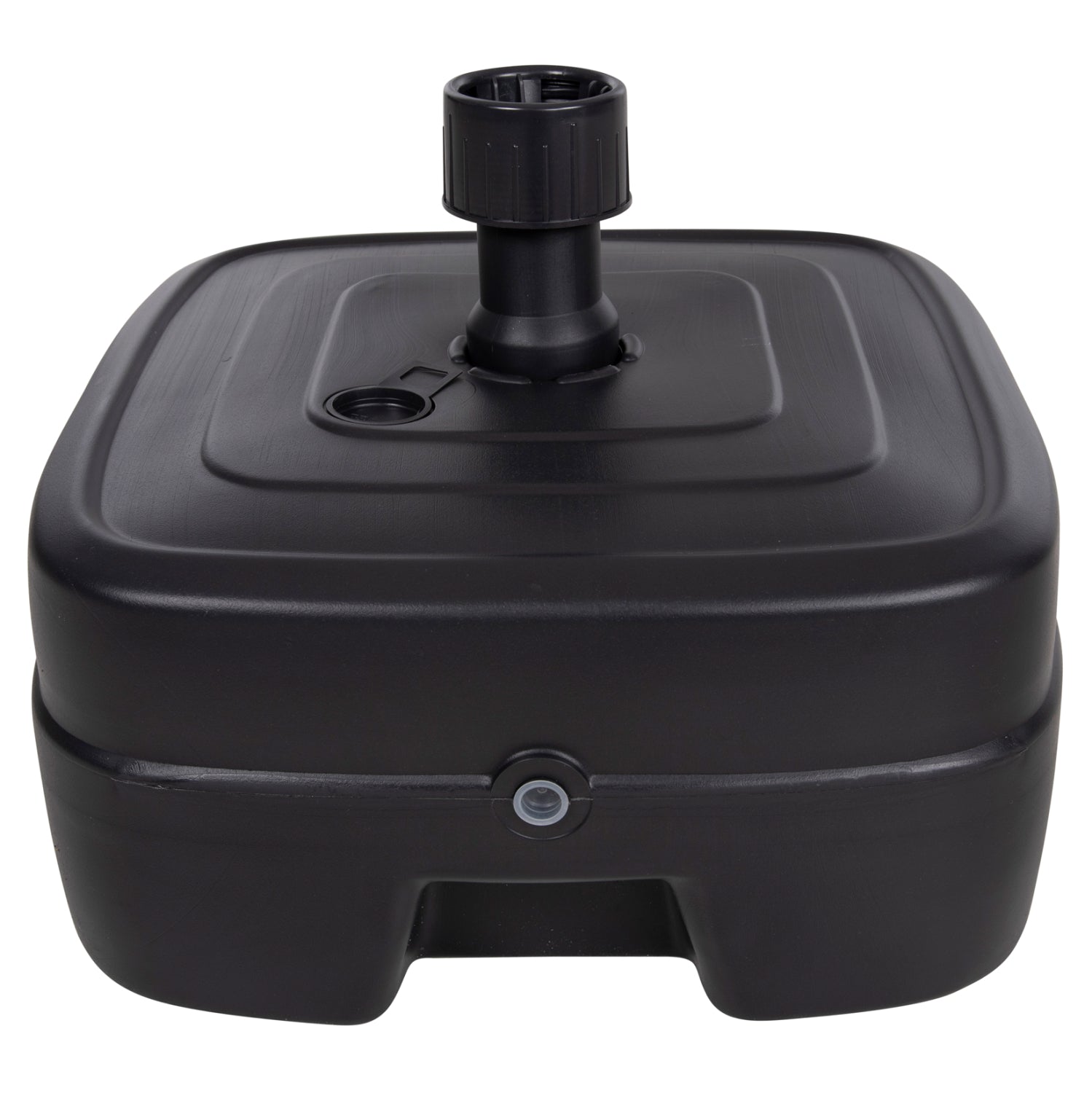 PLASTIC UMBRELLA BASE WITH WHEEL SOLBAS HM6113.02 ANTHRACITE COLOR-FOR POLE 33/50mm 46,5x23,5Hcm. image 1