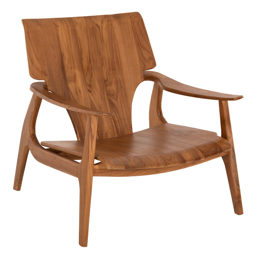 ARMCHAIR RESHIN HM9551 SOLID TEAK WOOD IN NATURAL COLOR  80x82x76Hcm. image 1