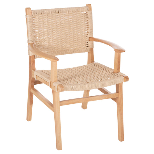 ARMCHAIR HM9331.01 IGNACIO INDOORS RUBBERWOOD ROPE SEAT 61x56x83Η image 1