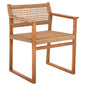 ARMCHAIR NARLEY HM9824 TEAK WOOD-SYNTHETIC ROPE IN NATURAL COLOR 60.5x52x76Hcm. image 1