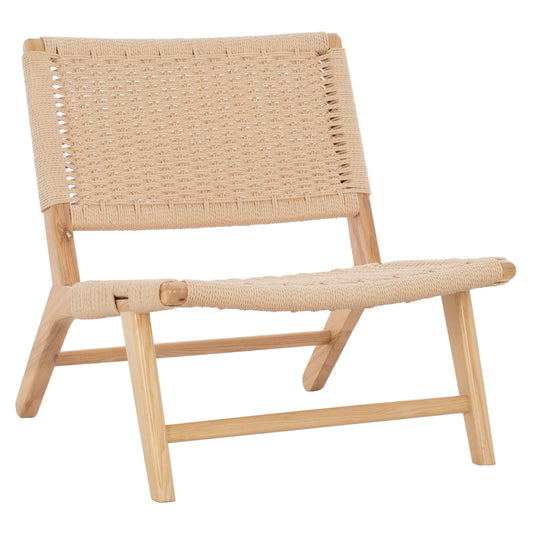 HM8917.01 armchair ANIKA indoors wooden rope-knitted 67,5x75x73,5H image 1