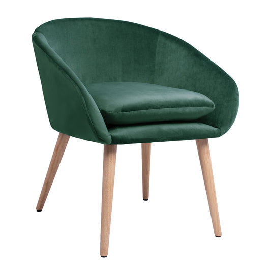 Armchair Ellie HM8391.03, cypress green Velvet, 60x63x70cm image 1