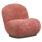 ARMCHAIR BEANY HM9591.02 PINK BOUCLE FABRIC 85x82x77Hcm. image 1