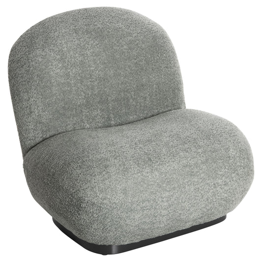 ARMCHAIR BEANY HM9591.05 PISTACHIO GREEN BOUCLE FABRIC 82x82x80Hcm. image 1
