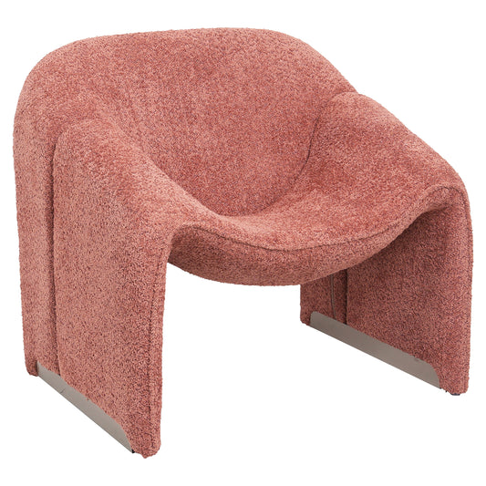 ARMCHAIR SPINER HM9599.02 PINK BOUCLE FABRIC 81x64x74Hcm. image 1