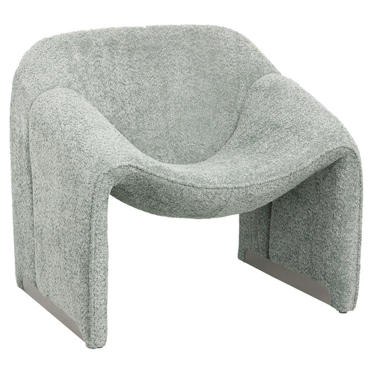 ARMCHAIR SPINER HM9599.05 PISTACHIO GREEN BOUCLE FABRIC 81x64x74Hcm. image 1