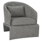 ARMCHAIR BEVY HM9677.01 GREY BOUCLE FABRIC-METAL FRAME 72x71x75Hcm. image 1