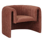 ARMCHAIR RIKER HM9682.02 METAL FRAME-BRICK RED BOUCLE FABRIC 92x74x69Hcm. image 1