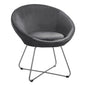 HM8468.01 armchair, crossed legs, grey velvet, 74Χ64Χ79 image 1