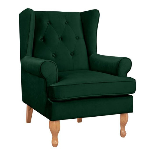 Armchair Cypress green velvet, 81x83x101, HM3073.13 image 1
