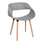 Polypropylene Armchair Maggie HM8600.10 Grey color 59x53x80 cm image 1