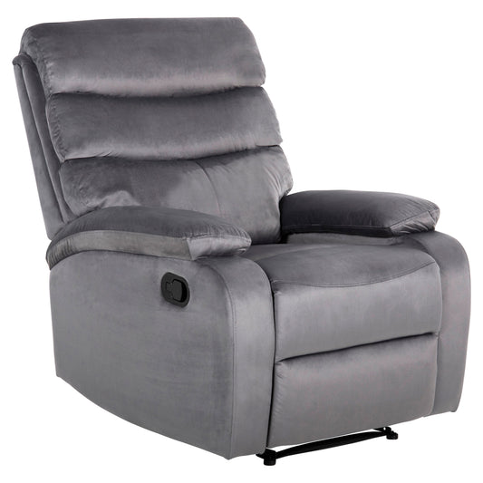 ARMCHAIR RELAX YASUMU HM9783.01 GREY VELVET 80x93x100Hcm. image 1