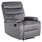 ARMCHAIR RELAX YASUMU HM9783.01 GREY VELVET 80x93x100Hcm. image 1