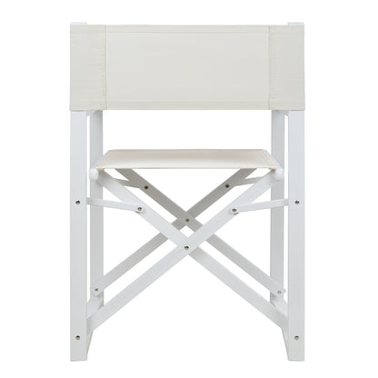 DIRECTOR'S CHAIR ALUMINUM DUPRE HM5094.02 WHITE COLOR 57x48,5x85.5Hcm.