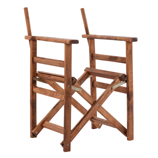 Director's frame Armchair Limnos Walnut impregnated Limnos HM5574.01 57x54x88,5 cm image 1