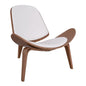 Armchair Superior P., HM1128.03 Natural color,white cushions PU 89x83x76 cm image 1