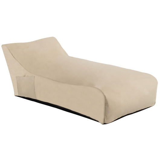 POUF/SOFT LOUNGER HM5806.01 BEIGE WITH UV PROTECTION 70x160x45-57Hcm. image 1