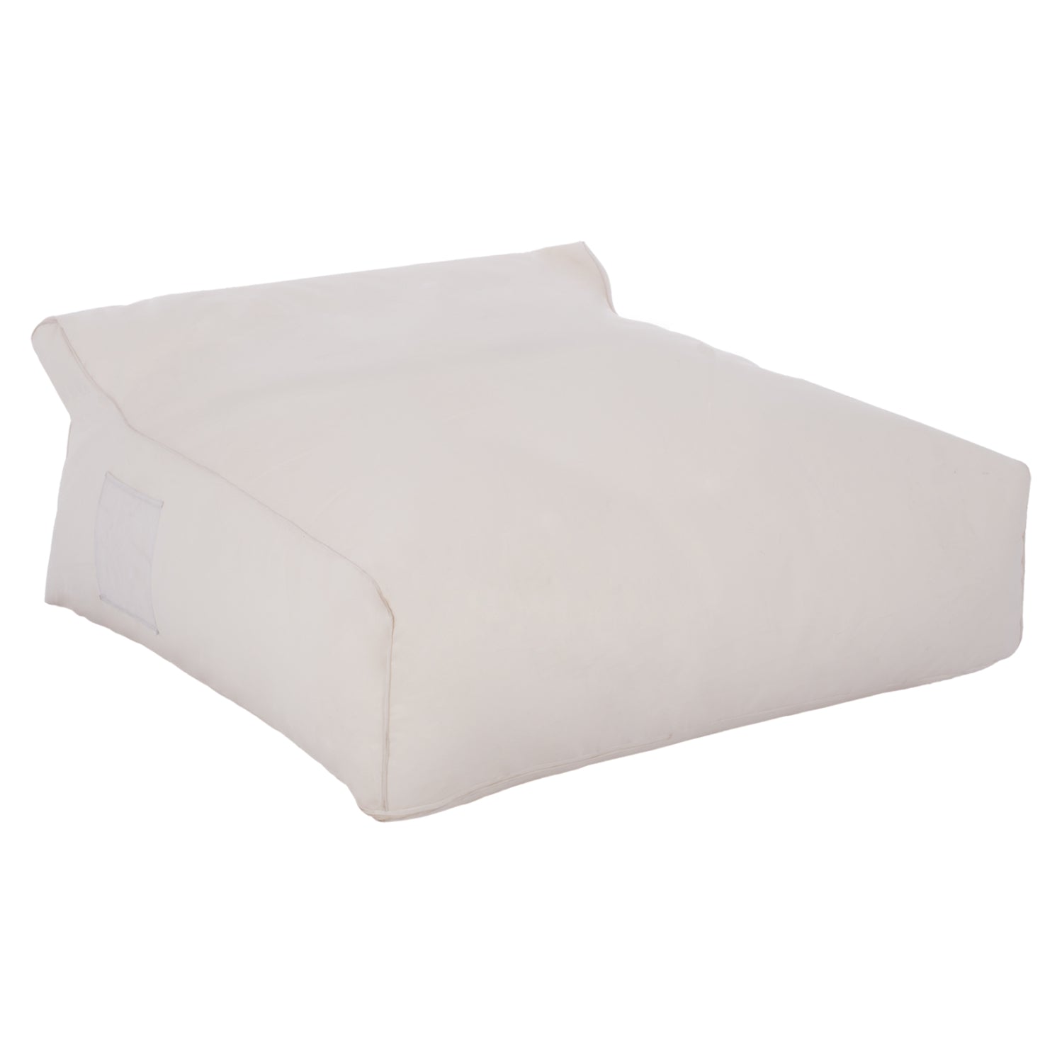 ΠΟΥΦ YAMIN 2ΑΤΟΜΩΝ ΜΕ TEXTILENE 600gr/m2 2X1 ΛΕΥΚΟ HM5773.11 140x140x40-60Υεκ. image 1