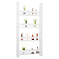 WALL SHELVES SANI HM18224.01 MELAMINE IN WHITE 60x10x120Hcm. (4 SHELVES) image 1