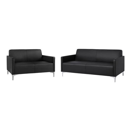 Ser 2 pieces Sofa 3 & 2 Seater Nellie HM11274.01 Black color image 1