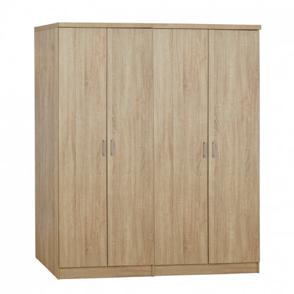 Set 2 pieces Wardrobe 4 leaf Sonama 160x42x181 HM11352.02 image 1