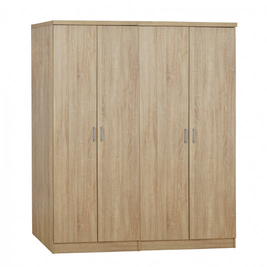 Set 2 pieces Wardrobe 4 leaf Sonama 160x42x181 HM11352.02 image 1