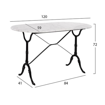 Set 5 pieces Outdoor Space HM10385 with marble table