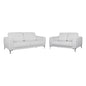 Set Living Room 2 pieces Kenzie with White PU HM11284.02 image 1