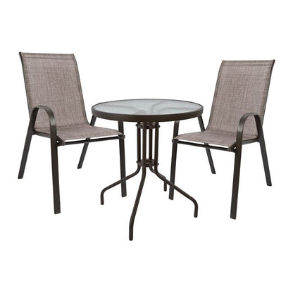 Set Dining Table 3 pieces Chairs & Table HM5181.02 image 1